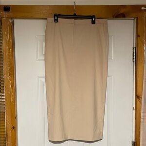 Alex Marie Beige Pencil Skirt, Sz 16, NWT
